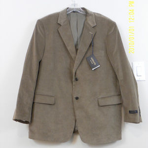 NWT Men's Adolfo Blue Label Corduroy Jacket